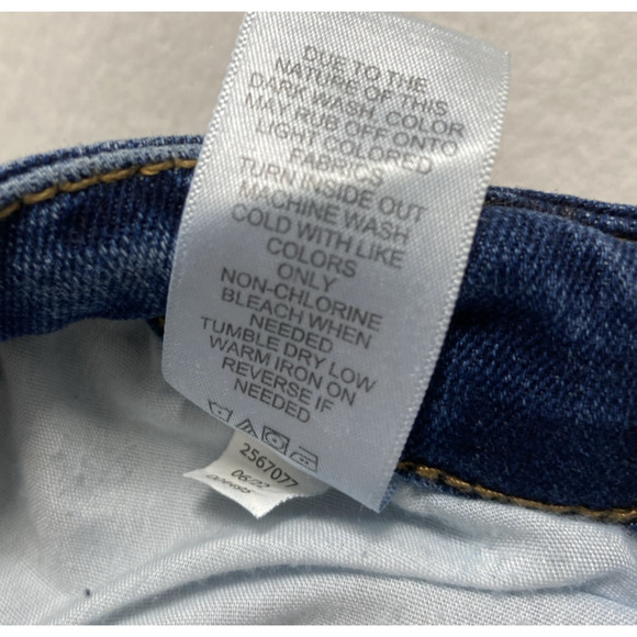 Maurice Button Fly Jeans Womens M Long Destroyed Medium Wash Denim Skinny‎ - Picture 5 of 12